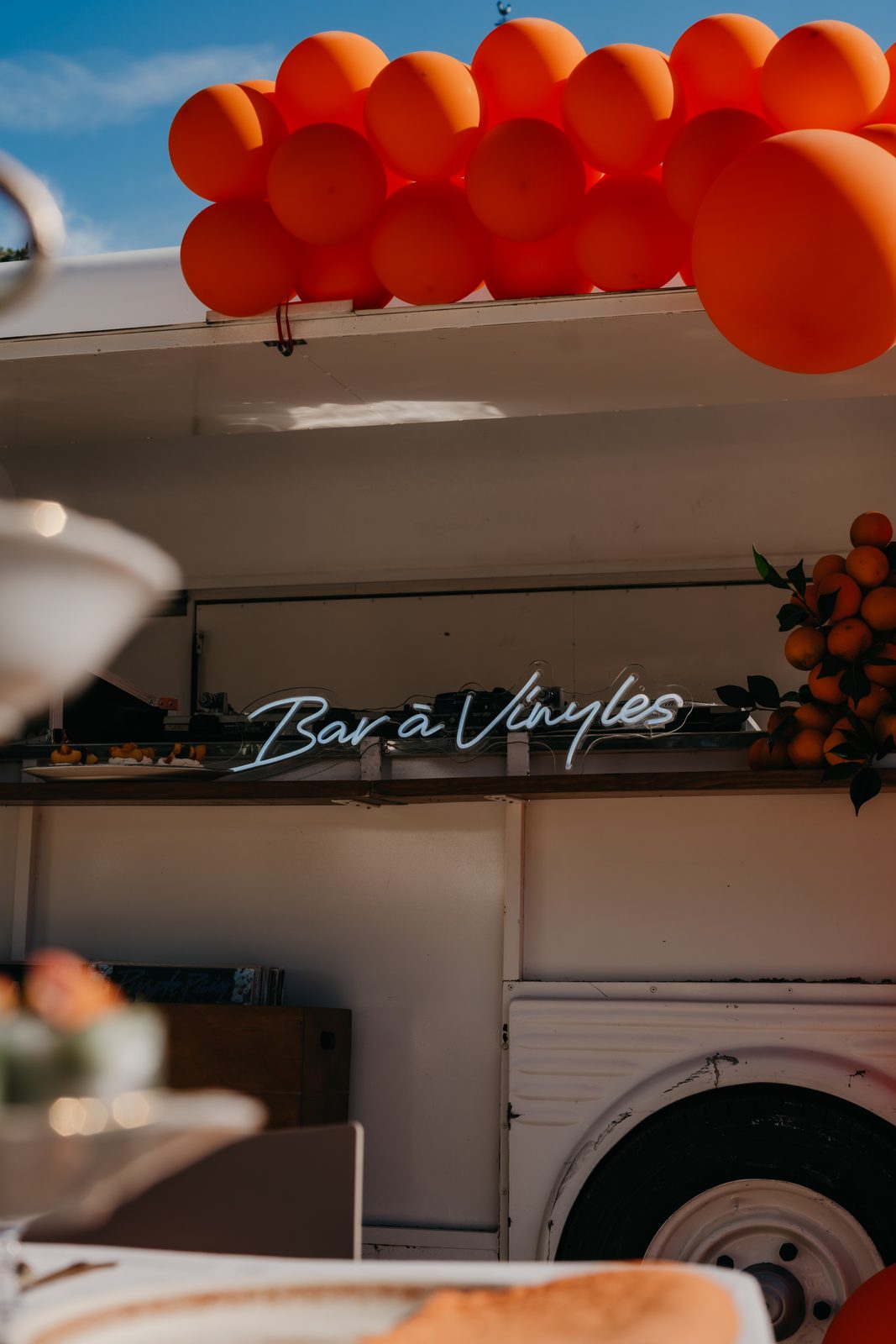 Enseigne néon Bar à vinyles