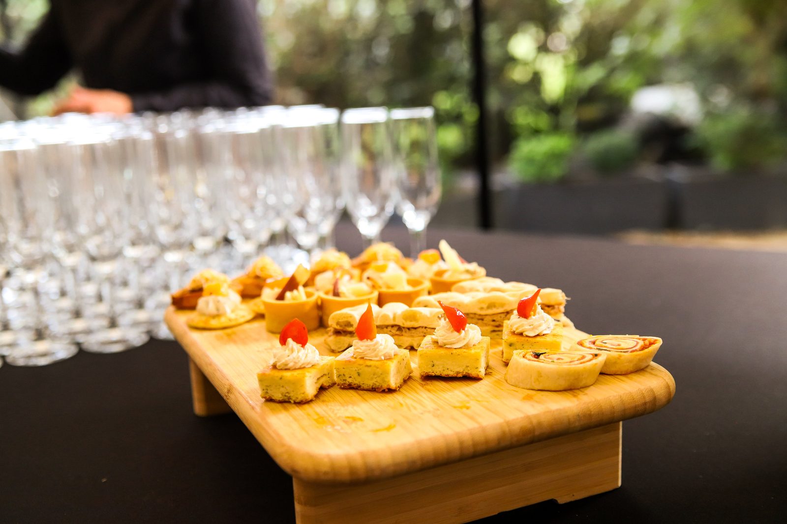 Bouchées et verrines du cocktail